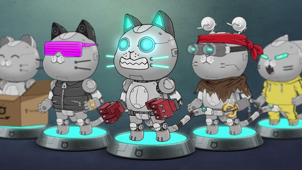 Catbotica Roadmap Trailer — community-focused launch animation; the same approach applied to Mech Game's drops.